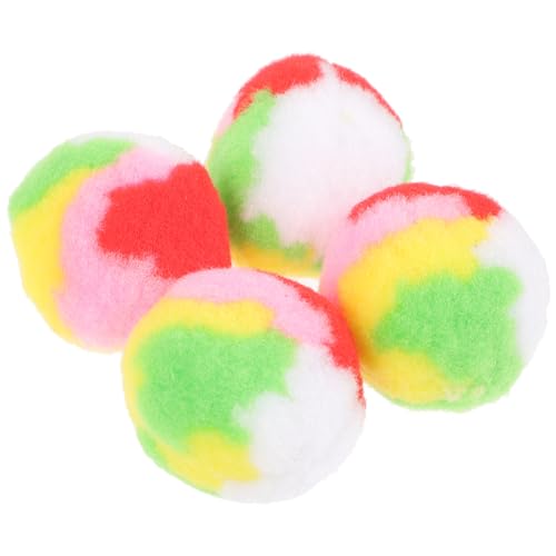 PartyKindom 4 Stück Pomponbälle Für Katzen Ballspielzeug Für Kätzchen Katzenspielzeug Katzenanreicherungsspielzeug Kätzchen Bälle Bälle Für Katzenbälle Haustier Plüsch PartyKindom 4 Stück Pomponbälle Für Katzen Ballspielzeug Für Kätzchen Katzenspielzeug Katzenanreicherungsspielzeug Kätzchen Bälle Bälle Für Katzenbälle Haustier Plüsch von PartyKindom
