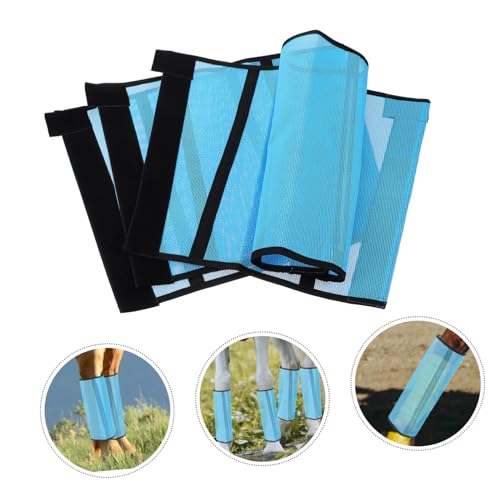 PartyKindom 4 Stück Professionelle Atmungsaktive Pferde Mesh Gamaschen mit Stabilem Stützstreben Fliegenschutz Fußdruckreduzierend für Heiße Bedingungen Outdoor Einsatz PartyKindom 4 Stück Professionelle Atmungsaktive Pferde Mesh Gamaschen mit Stabilem Stützstreben Fliegenschutz Fußdruckreduzierend für Heiße Bedingungen Outdoor Einsatz von PartyKindom