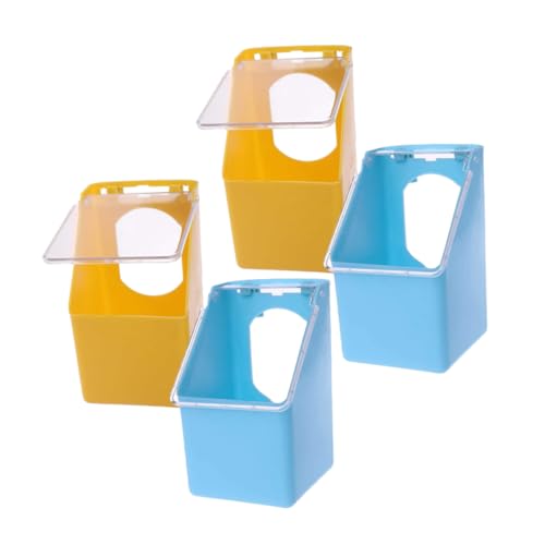 PartyKindom 4 Stück Teiliges Vogelkäfig Futtersystem mit Deckel Vielseitiger Futter und Wasserspender für Tauben Wachteln und Papageien Abnehmbar Robust und Wiederverwendbar Geeignet für PartyKindom 4 Stück Teiliges Vogelkäfig Futtersystem mit Deckel Vielseitiger Futter und Wasserspender für Tauben Wachteln und Papageien Abnehmbar Robust und Wiederverwendbar Geeignet für von PartyKindom