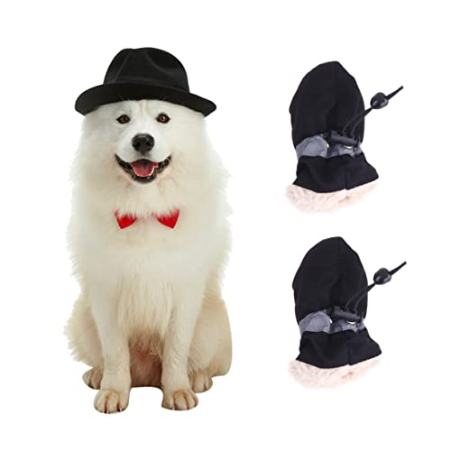 PartyKindom 4 Stück Tierschuhe Hundepfotenschutz Hundeschuhe Stiefel Für Welpen Regen-Schnee-hundeschuh Winterschuhe Für Welpen Plüsch Hundestiefel Hund Fuß Abdeckung Hunde Regenschuhe Schwarz PartyKindom 4 Stück Tierschuhe Hundepfotenschutz Hundeschuhe Stiefel Für Welpen Regen-Schnee-hundeschuh Winterschuhe Für Welpen Plüsch Hundestiefel Hund Fuß Abdeckung Hunde Regenschuhe Schwarz von PartyKindom