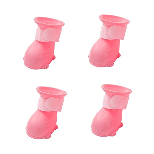 PartyKindom 4 Stück wasserdichte Hunderegenstiefel Mittelgroß rutschfeste Outdoor Hundeschuhe mit Langlebigem Material und Rundumschutz für Regen und Pfotenfreundlich und Leicht zu Reinigen PartyKindom 4 Stück wasserdichte Hunderegenstiefel Mittelgroß rutschfeste Outdoor Hundeschuhe mit Langlebigem Material und Rundumschutz für Regen und Pfotenfreundlich und Leicht zu Reinigen von PartyKindom
