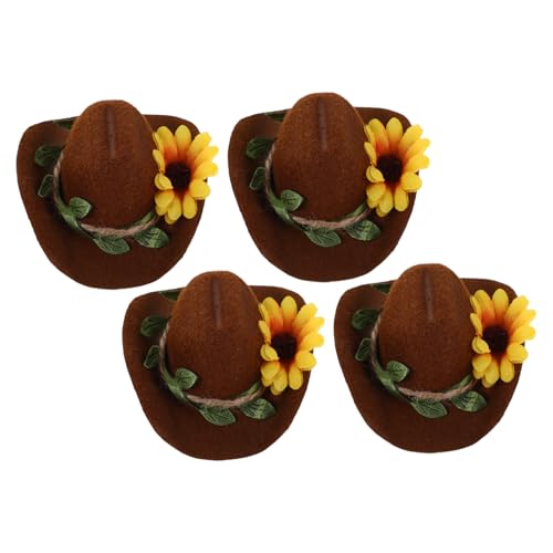 PartyKindom 4 Stücke Verstellbare Mini Kuhhut aus Filz für Kleine Haustiere Leichte Western Hüte für Hamster Meerschweinchen Hühner Kleine Tiere Strapazierfähiges Party Kostüm Zubehör PartyKindom 4 Stücke Verstellbare Mini Kuhhut aus Filz für Kleine Haustiere Leichte Western Hüte für Hamster Meerschweinchen Hühner Kleine Tiere Strapazierfähiges Party Kostüm Zubehör von PartyKindom