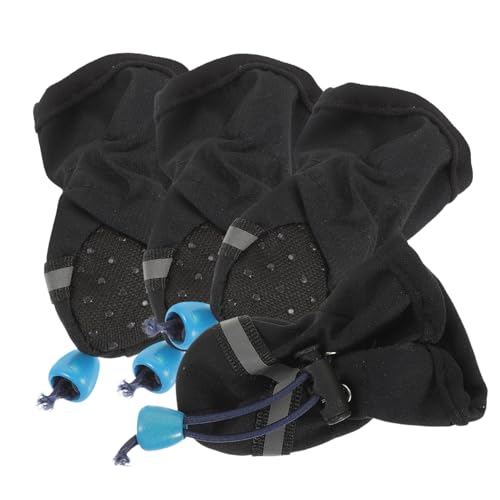 PartyKindom 4Stücke Hundestiefel wasserdichte rutschfeste Pfotenschuhe für Outdoor Aktivitäten Schutz Empfindlichen Schmutz und Nässe PartyKindom 4Stücke Hundestiefel wasserdichte rutschfeste Pfotenschuhe für Outdoor Aktivitäten Schutz Empfindlichen Schmutz und Nässe von PartyKindom
