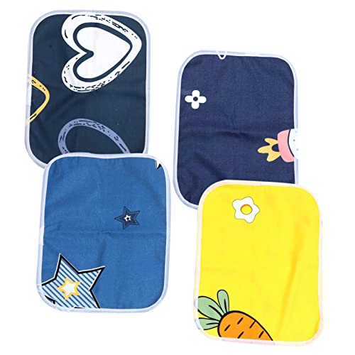 PartyKindom 4Stücke Wiederverwendbare Pads Saugfähige Waschbare Meerschweinchen Käfigeinlagen Gemischte Designs Für Kleintiere Und Kleine von PartyKindom