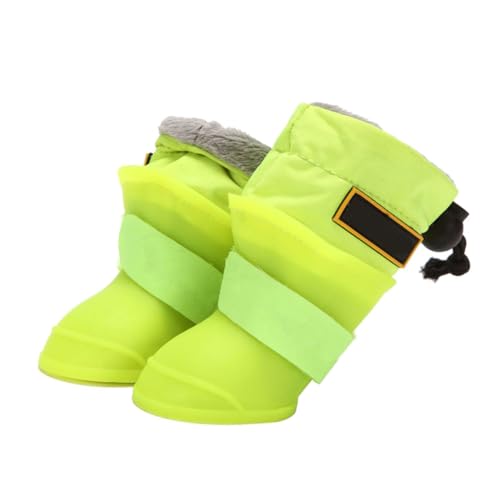 PartyKindom 4Stücke wasserdichte Hundeschuhe rutschfeste Regenstiefel für Atmungsaktive und Bequeme Pfotenschutzschuhe für Regentage aus Langlebigem Fluoreszierendem PartyKindom 4Stücke wasserdichte Hundeschuhe rutschfeste Regenstiefel für Atmungsaktive und Bequeme Pfotenschutzschuhe für Regentage aus Langlebigem Fluoreszierendem von PartyKindom