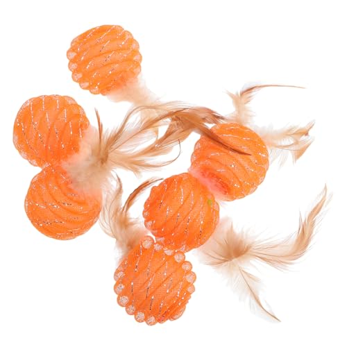 PartyKindom 6 Stück Badminton Ball Federball Haustier Katze Lernspielzeug Katze Für Gelangweilte Hauskatzen Katzenbälle Süß Für Hauskatzen Katzenspielzeug Interaktives Ballspielzeug PartyKindom 6 Stück Badminton Ball Federball Haustier Katze Lernspielzeug Katze Für Gelangweilte Hauskatzen Katzenbälle Süß Für Hauskatzen Katzenspielzeug Interaktives Ballspielzeug von PartyKindom