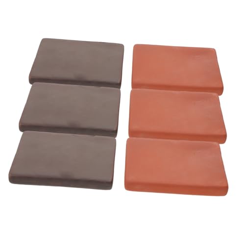 PartyKindom 6 Stück Handgefertigte Tonziegel für Schildkröten Atmungsaktives Rotes Tonmaterial Vielseitige Terrarium Deko Natürliche Basking Plattform für Land und Wasser Schildkröten PartyKindom 6 Stück Handgefertigte Tonziegel für Schildkröten Atmungsaktives Rotes Tonmaterial Vielseitige Terrarium Deko Natürliche Basking Plattform für Land und Wasser Schildkröten von PartyKindom