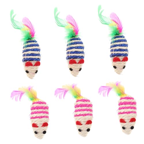 PartyKindom 6 Stück Katze lustiges lustiges Katzenspielzeug Katzenminze anregend Zahnen interaktives katzenspielzeug Interactive cat Toy Haustierbedarf Kätzchen Beißspielzeug Sisal PartyKindom 6 Stück Katze lustiges lustiges Katzenspielzeug Katzenminze anregend Zahnen interaktives katzenspielzeug Interactive cat Toy Haustierbedarf Kätzchen Beißspielzeug Sisal von PartyKindom