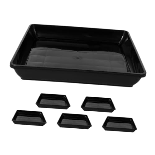 PartyKindom 6 Stück Quadratische Kunststoff Blumentopf Untersetzer Wasserspeicher Tray für Pflanzen und Sukkulenten für und Außenbereiche und Wetterfest PartyKindom 6 Stück Quadratische Kunststoff Blumentopf Untersetzer Wasserspeicher Tray für Pflanzen und Sukkulenten für und Außenbereiche und Wetterfest von PartyKindom