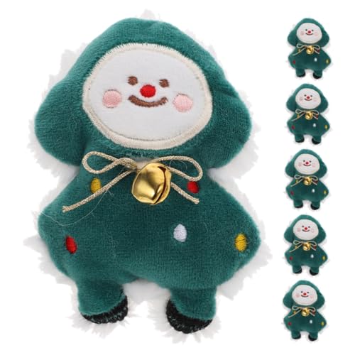 PartyKindom 6 Stück Teiliges Katzenminze Katzenspielzeug Weihnachtsbaum Design Kratzfest Beißfest Plüschig Fördert Katzenbeschäftigung und Zahnpflege für Kätzchen und Katzen zur von PartyKindom
