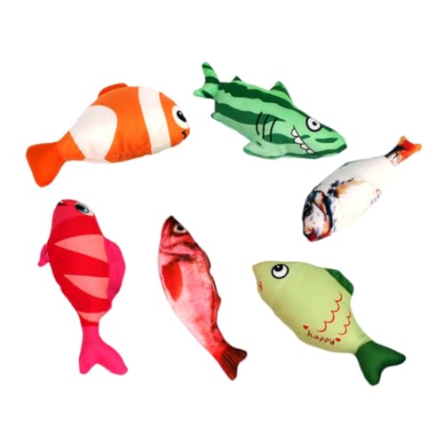 PartyKindom 6pcs Katzenspielzeug Kätzchen Kautes Zahnen Fisch Interaktives Haustier Liefert Realistische Fische Necken Spielzeug Für Bewegung Und Unterhaltung PartyKindom 6pcs Katzenspielzeug Kätzchen Kautes Zahnen Fisch Interaktives Haustier Liefert Realistische Fische Necken Spielzeug Für Bewegung Und Unterhaltung von PartyKindom