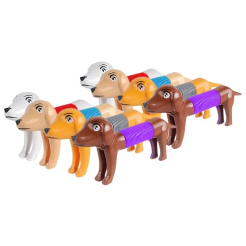 PartyKindom 8 Stück Teiliges Elastisches Hundespielzeug Farbenfrohes Strapazierfähiges DIY Stressabbau Vielseitig Verstellbar für Welpen und Kleine Große Hunde Langlebig und Bruchfest von PartyKindom