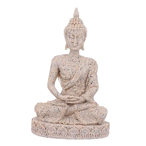 PartyKindom Aquarium Buddha Statue Ornament für Süß und Große Fischbecken Landschaft Dekoration Tierfreundlich und Pflegeleicht von PartyKindom