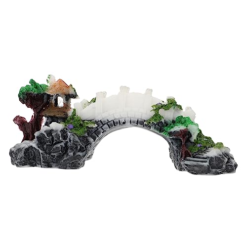 PartyKindom Aquarium-Landschaftsbau-Brücke Turtles turtletoys schildkröte zubehör Höhle Reptil Schildkrötenterrasse aus Harz Plattform zum Sonnenbaden von Harzfischbecken von PartyKindom