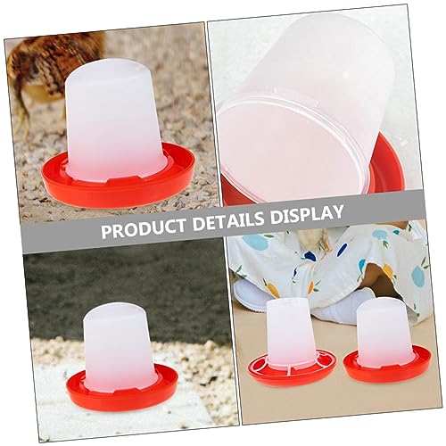 PartyKindom Automatische Hühnertränke Mini Wasserbecher für Geflügel Wie Hühner Enten Gänse Wachteln Einfach zu Befüllen Langlebiger Geeignet für Geflügelstall und Haushalte von PartyKindom