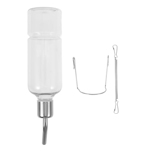 PartyKindom Automatischer Wasserspender für Haustiere Hängend aus Umweltfreundlichem Kunststoff Großer Trinkflasche für Kaninchen Katzen Vögel Einfach zu Bedienen Tragbar mit Robustem von PartyKindom