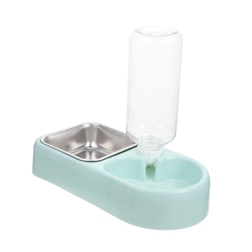 PartyKindom Automatischer Wasserspender und Futternapf für Hunde und Katzen Hängender Abnehmbarer Napf Bissfestes Material Futter und Wassersystem Leicht zu Reinigen von PartyKindom