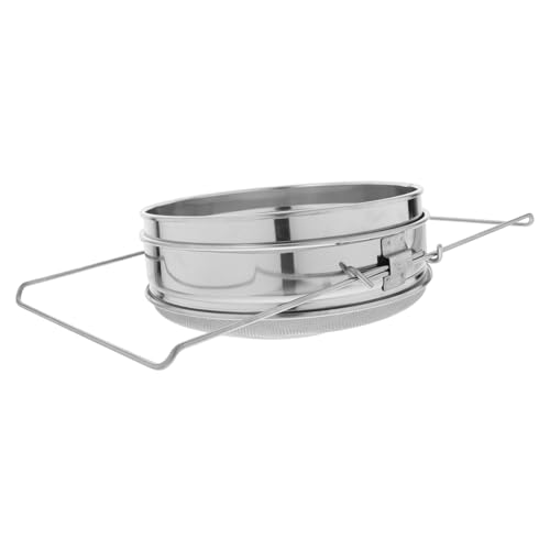 PartyKindom Edelstahl-doppelsieb-honigsieb, Effiziente Filtration Für Honig, Doppelsieb-honigextraktor, Bienenzucht-honigfilter PartyKindom Edelstahl-doppelsieb-honigsieb, Effiziente Filtration Für Honig, Doppelsieb-honigextraktor, Bienenzucht-honigfilter von PartyKindom