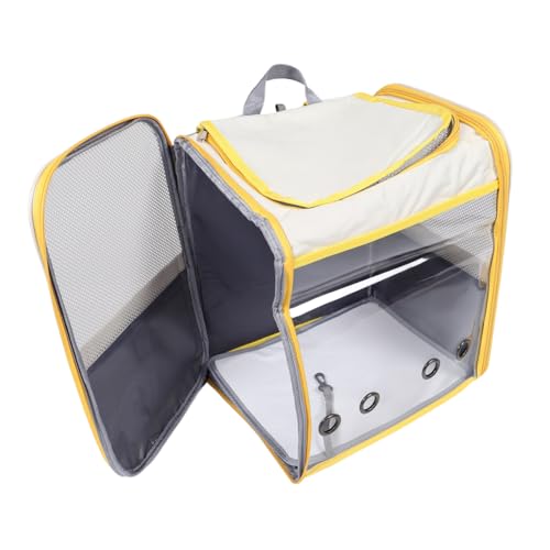 PartyKindom Faltbarer Atmungsaktiver Rucksack für Kleine Hunde und Katzen Ergonomische Schulterriemen für Reisen Wandern Camping und Outdoor Aktivitäten PartyKindom Faltbarer Atmungsaktiver Rucksack für Kleine Hunde und Katzen Ergonomische Schulterriemen für Reisen Wandern Camping und Outdoor Aktivitäten von PartyKindom