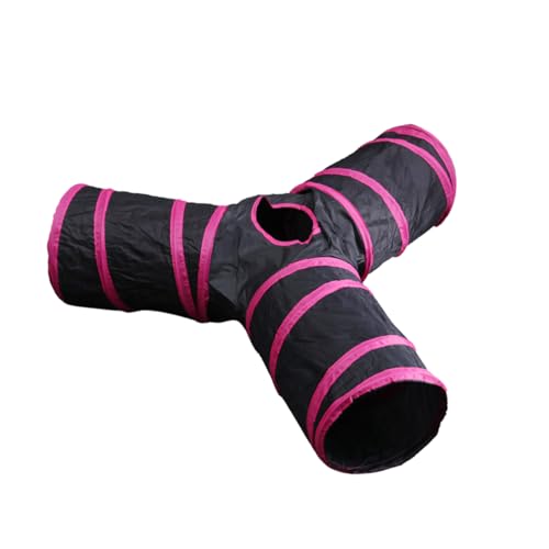 PartyKindom Faltbarer Katzentunnel Raschelpapier für Katzen Kaninchen und Meerschweinchen Tragbare Spielzeuglösung Rosé PartyKindom Faltbarer Katzentunnel Raschelpapier für Katzen Kaninchen und Meerschweinchen Tragbare Spielzeuglösung Rosé von PartyKindom