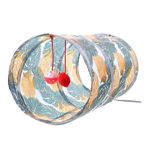 PartyKindom Faltbarer Katzentunnel mit Abnehmbarem Design Leichter Indoor Spielplatz für Katzen Raschelnder Tunnel als Interaktives Katzenspielzeug Attraktives und Platzsparendes PartyKindom Faltbarer Katzentunnel mit Abnehmbarem Design Leichter Indoor Spielplatz für Katzen Raschelnder Tunnel als Interaktives Katzenspielzeug Attraktives und Platzsparendes von PartyKindom