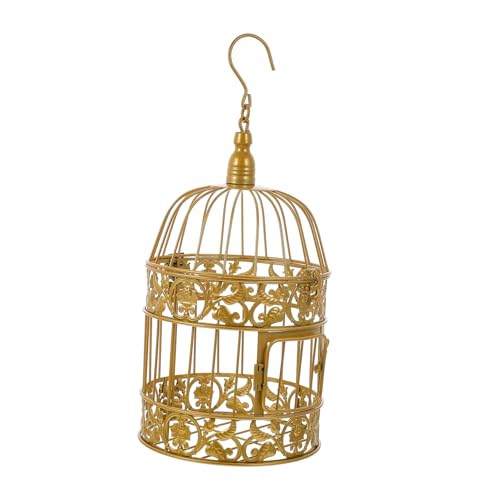 PartyKindom Goldener Dekorativer Vogelkäfig Vogelkäfer Dekoration Golddekor Vintage-vogelkäfig- Ornamente Hängend Hochzeitsversorgung Vogelkäfige Hochzeits-vogelkäfig Kunst Eisen PartyKindom Goldener Dekorativer Vogelkäfig Vogelkäfer Dekoration Golddekor Vintage-vogelkäfig- Ornamente Hängend Hochzeitsversorgung Vogelkäfige Hochzeits-vogelkäfig Kunst Eisen von PartyKindom