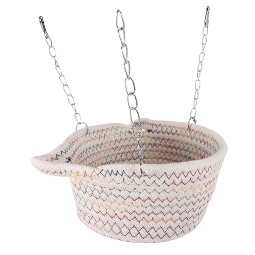 PartyKindom Hängematte für Kleine Warmes Baumwoll Hängemattenschlafbett für Hamster Meerschweinchen und Andere Kleintiere Sicheres für Kette von PartyKindom