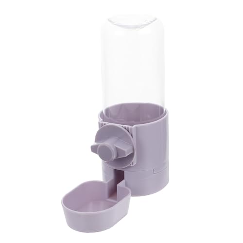 PartyKindom Hängende Wasserzufuhr Hundehütte Wassernapf Haustierwasserfuttermittel Käfig Haustier Wasser Fütterung Wassernapfspender Für Hunde Kleine Tier Wasserflasche Drinnen Grey Plastik von PartyKindom