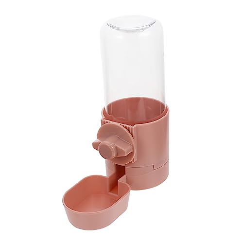 PartyKindom Hängende Wasserzufuhr Wasserdicht Haustiere Spender Welpe Hund Klein Drinnen Isoliert Fütterung Schüssel Automatisch Wasserflasche Haustier -trinkschale Rosa Plastik von PartyKindom