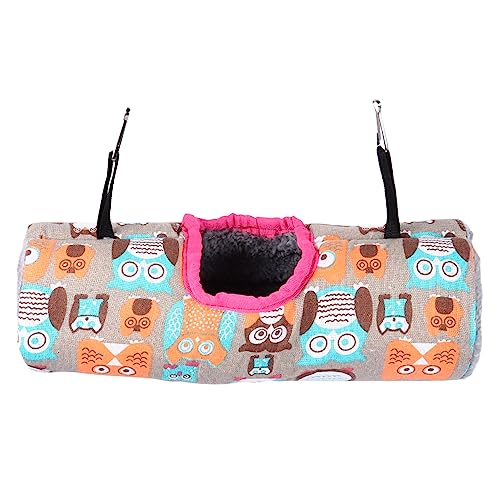PartyKindom Kleines Haustier Schlafsack Hängender Tunnel für Hamster Eichhörnchen Chinchilla Warmes Fleece Hängematte mit 2 Haken Schlafnest für Kleintiere PartyKindom Kleines Haustier Schlafsack Hängender Tunnel für Hamster Eichhörnchen Chinchilla Warmes Fleece Hängematte mit 2 Haken Schlafnest für Kleintiere von PartyKindom