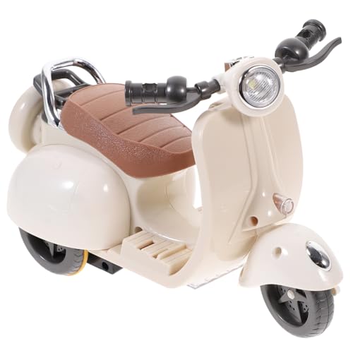 PartyKindom Hamster-Motorrad Modell Hamsterkäfig Motorrad- drehen Hamster hamsterspielzeug E-Bikes Hamsterplattform Leiterspielzeug für die Landschaftsgestaltung Plastik Khaki von PartyKindom