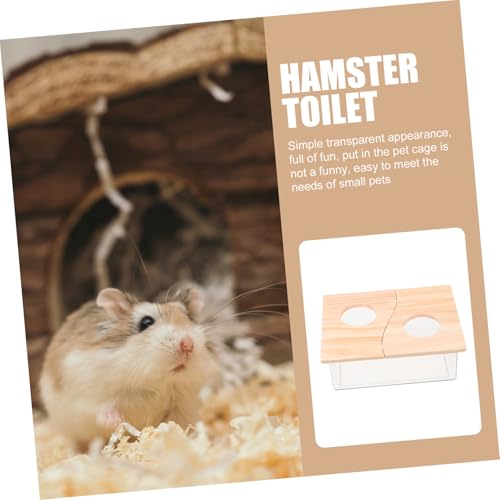 PartyKindom Hamster Sandbad Badehaus Transparent mit Vollabdeckung Urinbecken und Sandbad für Kleine Haustiere Hygiene und Spaß für Hamster Rennmaus Degu und Meerschweinchen PartyKindom Hamster Sandbad Badehaus Transparent mit Vollabdeckung Urinbecken und Sandbad für Kleine Haustiere Hygiene und Spaß für Hamster Rennmaus Degu und Meerschweinchen von PartyKindom