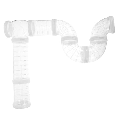 PartyKindom Hamster Tunnel DIY Set Transparent Hamster Rohre Stecksystem Kleintier Aktivitätsröhre für Mäuse Ratten Haustiere Bewegen PartyKindom Hamster Tunnel DIY Set Transparent Hamster Rohre Stecksystem Kleintier Aktivitätsröhre für Mäuse Ratten Haustiere Bewegen von PartyKindom