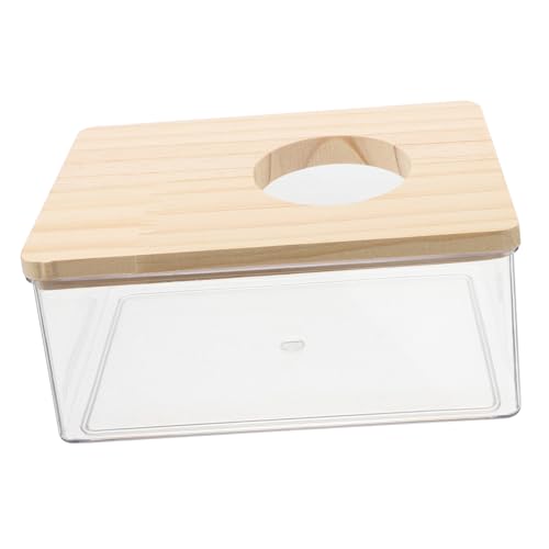 PartyKindom Hamster Badewanne Transparentes Sandbad Für Kleine Tiere Moderner Hamsterbadebehälter Design Für Gemütliche Und Sichere Umgebung Stilvoll Und Funktional Klare Sicht Das von PartyKindom