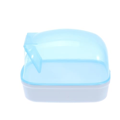 PartyKindom Hamsterbad Badewanne Tiere Becken Kleintier badehaus Hamster Badezimmer Töpfchen Baden Badezimmer für kleines Tier Hamster Sandbadbehälter Hamsterwanne Tierbad Blau Zufällige Farbe von PartyKindom