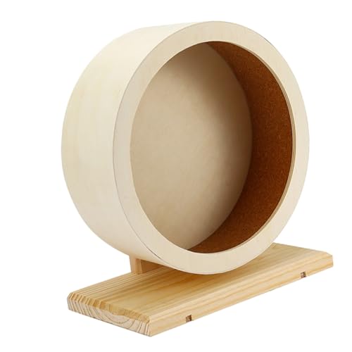 PartyKindom Hamsterlaufrad Holz mit Kork Lauffläche Geräuscharmes Kleintier Laufrad für Hamster Rennmäuse Mäuse Mittlere Sicheres zur Bewegung und Stressabbau PartyKindom Hamsterlaufrad Holz mit Kork Lauffläche Geräuscharmes Kleintier Laufrad für Hamster Rennmäuse Mäuse Mittlere Sicheres zur Bewegung und Stressabbau von PartyKindom