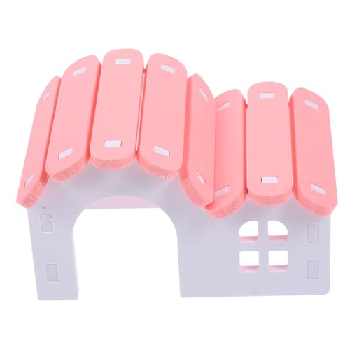 PartyKindom Hamsternest meerschweinchen versteck Hamsterspielzeug Nagetier meerschweinchen Bett Mini Hamster Hamster käfig kleintierspielzeug Hamsterspielplatz Kleintierkäfig PVC von PartyKindom