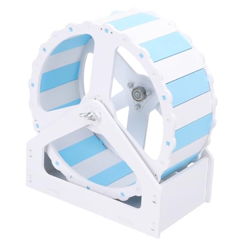 PartyKindom Hamsterrad Laufrad für Kleintiere Hamster Rennmaus Chinchilla Laufrolle mit Stabilem Design und Rückenschonender Laufschiene für Gesundes Training von PartyKindom