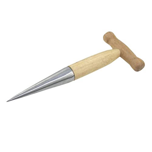 PartyKindom Handheld Bulb Planter mit Ergonomischem Holzgriff Robuster Dibbler zum Pflanzen von Blumenzwiebeln und Setzlingen für Gartenarbeit und Umpflanzen PartyKindom Handheld Bulb Planter mit Ergonomischem Holzgriff Robuster Dibbler zum Pflanzen von Blumenzwiebeln und Setzlingen für Gartenarbeit und Umpflanzen von PartyKindom