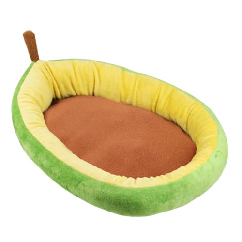 PartyKindom Haustierbett Hundebett Winterbett Avocado Plüsch Nest für Welpen Warmes Bequemes für Katzen für Drinnen und Tragbar Gemütlicher Schlafplatz PartyKindom Haustierbett Hundebett Winterbett Avocado Plüsch Nest für Welpen Warmes Bequemes für Katzen für Drinnen und Tragbar Gemütlicher Schlafplatz von PartyKindom
