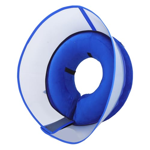 PartyKindom Haustierhalsband Hundehalsbänder Erholungshalsband Für Katzen Katze Aufblasbarer Kragen Pet Pot Operative Collar Einstellbarer Haustierkragen Haustierpostkragen Blau PVC von PartyKindom