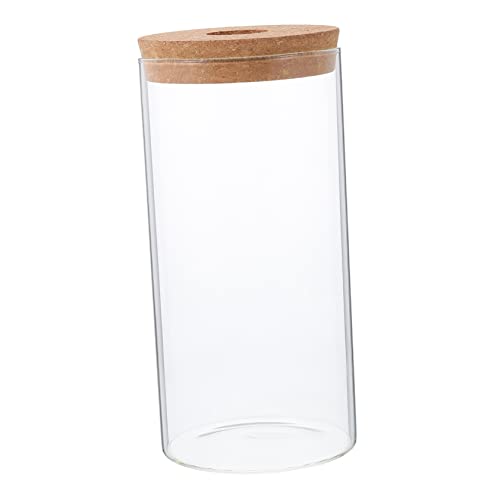 PartyKindom Hochwertiges Hochborosilikatglas Micro Landscape DIY Flasche Zylindrisches Pflanzgefäß für Kreative Moos und Pflanzenarrangements Vielseitige Dekoration für Innen und von PartyKindom