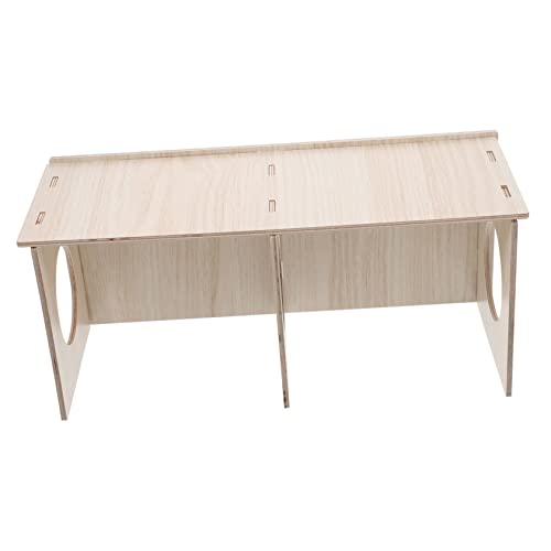 PartyKindom Holz Hamster Versteckhaus Großes Nagetier Versteck Für Hamster Mäuse Meerschweinchen Und Andere Kleintiere Holzstruktur Rückzugsort PartyKindom Holz Hamster Versteckhaus Großes Nagetier Versteck Für Hamster Mäuse Meerschweinchen Und Andere Kleintiere Holzstruktur Rückzugsort von PartyKindom