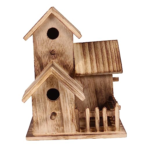 PartyKindom Holz Nistkasten Selberbauen Wetterfestes Vogelhaus mit Breitem Eingang DIY Bemalung Handgefertigtes Vogelhäuschen für Balkon und Garten Geeignet für Kleine Vögel und Kleintiere PartyKindom Holz Nistkasten Selberbauen Wetterfestes Vogelhaus mit Breitem Eingang DIY Bemalung Handgefertigtes Vogelhäuschen für Balkon und Garten Geeignet für Kleine Vögel und Kleintiere von PartyKindom