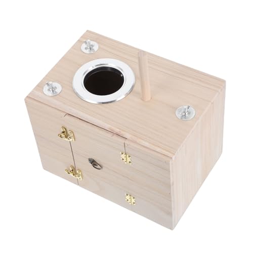 PartyKindom Holz Vogelbrutkasten Groß Langlebig und Kreativ Wetterfester Nistkasten für Wildvögel und Singvögel für Vogelnest Zucht und Vogelhalter im Garten und Zuhause von PartyKindom