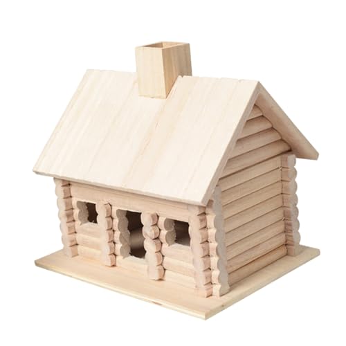PartyKindom Holz vogelhaus Handgefertigt mit Breitem Eingang Naturnahes Kiefernholz Nest für Gartenvögel Wetterfestes Nistkasten zubehör für Balkon und Outdoor DIY bemalbar PartyKindom Holz vogelhaus Handgefertigt mit Breitem Eingang Naturnahes Kiefernholz Nest für Gartenvögel Wetterfestes Nistkasten zubehör für Balkon und Outdoor DIY bemalbar von PartyKindom