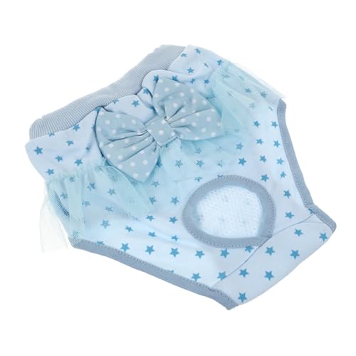 PartyKindom Hygienehose für Hündinnen Waschbare Atmungsaktive Menstruationspanties mit Elegantem Design für Welpen und Erwachsene Schützend und Hygienisch PartyKindom Hygienehose für Hündinnen Waschbare Atmungsaktive Menstruationspanties mit Elegantem Design für Welpen und Erwachsene Schützend und Hygienisch von PartyKindom