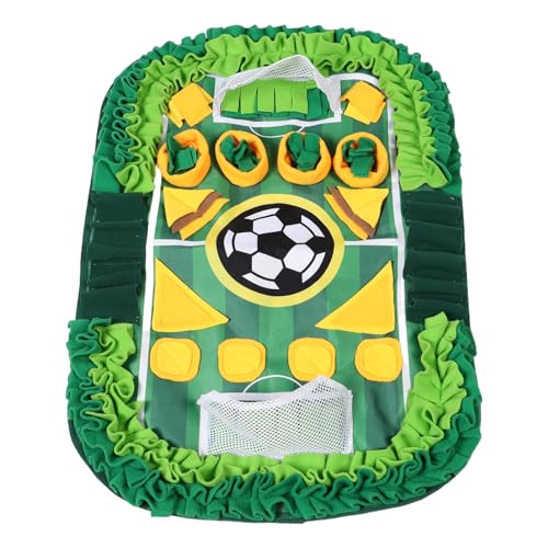PartyKindom Interaktives Futter Puzzle für Hunde Fußballfeld Design Langsames Füttern Geruchs Training für Haustiere Grün Fördert Geistige Aktivität und Natürliche Instinkte von PartyKindom