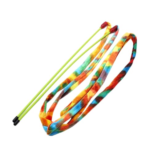 PartyKindom Interaktives Katzenspielzeug Mit Bunten PVC Bändern Und Glocke Teaser Für Katzen Und Kätzchen Regenbogenstreifen PartyKindom Interaktives Katzenspielzeug Mit Bunten PVC Bändern Und Glocke Teaser Für Katzen Und Kätzchen Regenbogenstreifen von PartyKindom
