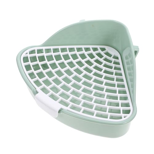 PartyKindom Kaninchen Toilette aus Fall Töpfchentrainer für Kleintiere Kompakte Eckige Haustier Toilette für Kaninchen Meerschweinchen und Hamster Design von PartyKindom